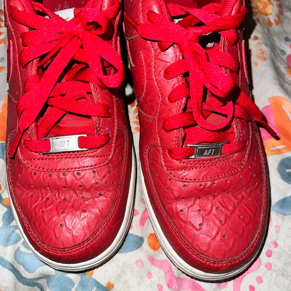 ‘Red Python’ 2014 Nike Air Force 1s - image 2
